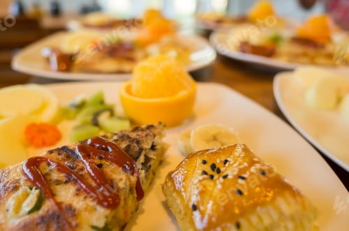 Preview: Delicious Breakfast On Table In The Morning