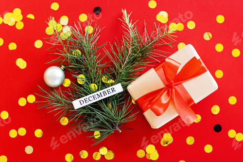 Preview: Happy new year 2022 and merry Christmas background