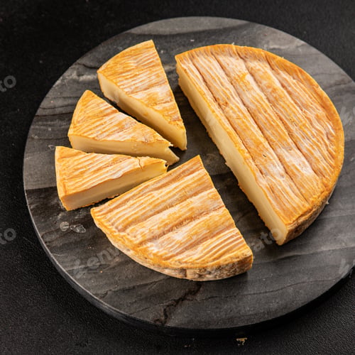 Preview: Soft cheese Tartiflette tasty cow milk, goat or sheep French food snack fresh gourmet food
