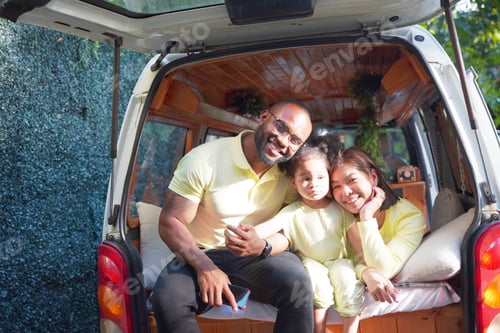 Preview: Multi ethnic family and their domestic life in daytime