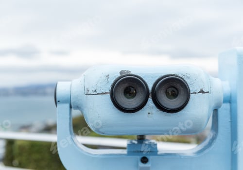 Preview: Binocular for sightseeing from the view point