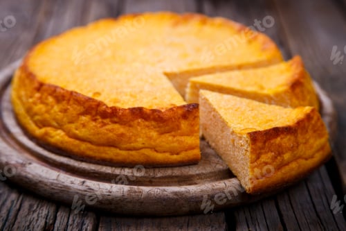 Preview: Baking with pumpkin. Autumnal dessert