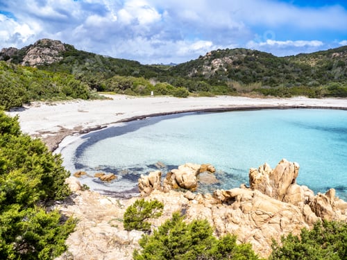 Preview: Grande Pevero beach near Porto Cervo, Sardinia island