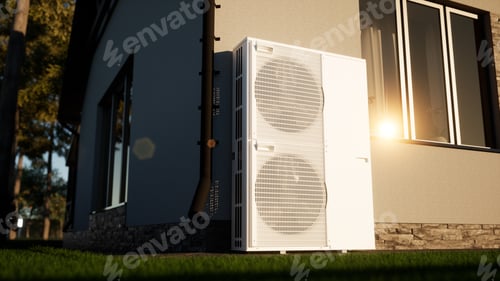 Preview: Heat pump of air-water technology for the home.