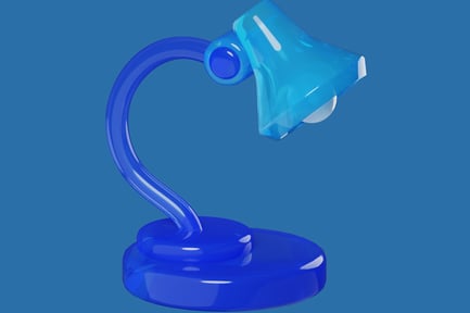 Preview: Blue Curved Object
