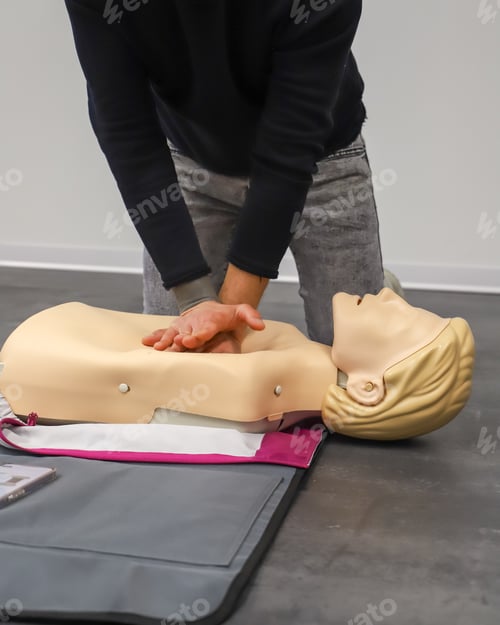 Preview: first aid course - company safety - cardiac massage - Basic Life Support