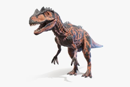 Preview: Roaring Allosaurus Theropod Predator