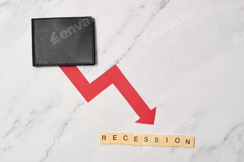 Preview: The concept of reducing profits and income. Recession and the financial crisis.