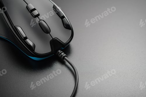 Preview: Black professional gaming wired gaming mouse