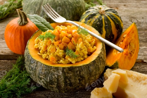 Preview: pumpkin risotto