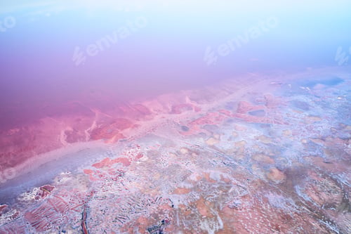 Preview: Aerial view of Jarilgach island in Ukraine. Majestic landscapes