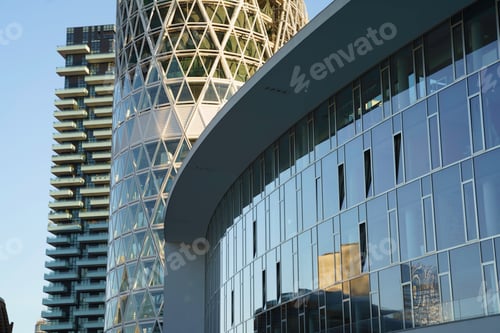 Preview: Modern buildings of Gae Aulenti square in Milan