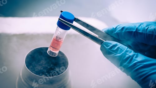 Preview: Science and Biotechnology, Laboratory Research, Cell Culture. Cells Biological Culture Concept