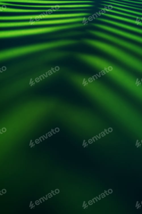 Preview: Beautiful monstera leaves shadow colored background in artificial light