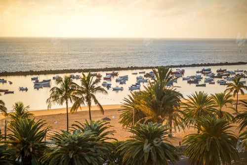 Preview: Fishing boats on the beach