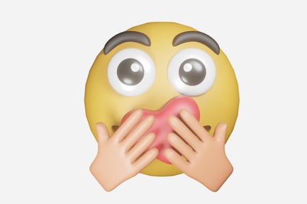 Preview: Hugging Heart 3D Illustration