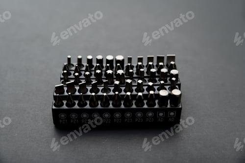 Preview: Top view of professional car toolbox