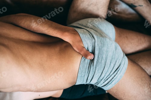 Preview: Passionate sexual naked gay couple