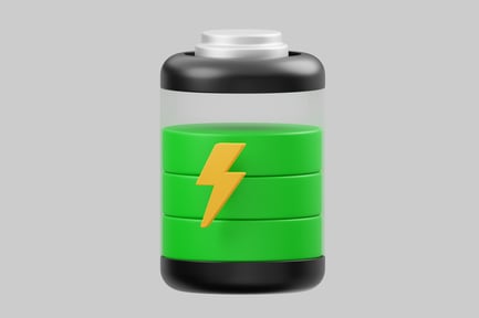 Preview: Electric vehicle battery power icon