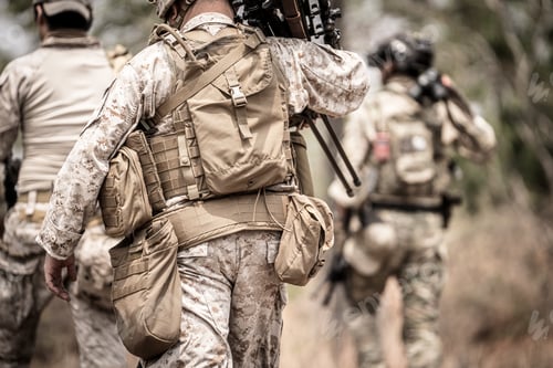 Preview: US marines in the mountains during the military operation