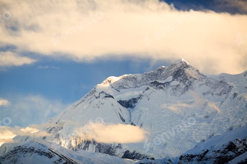 Preview: Mountain inspirational landscape, Annapurna range Nepal