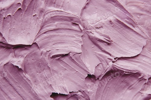 Close-Up of Pink Creamy Texture Background