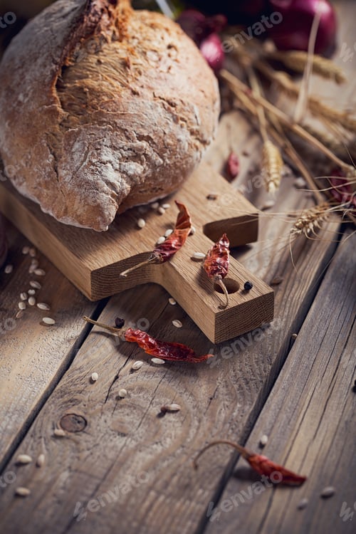 Preview: Fresh multigrain crusty bread