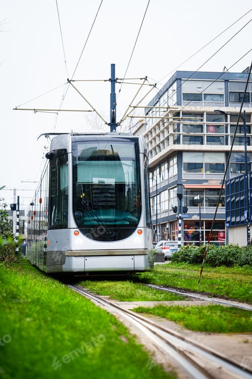 Preview: Rotterdam's Efficient Public Transportation System with Electric Trams