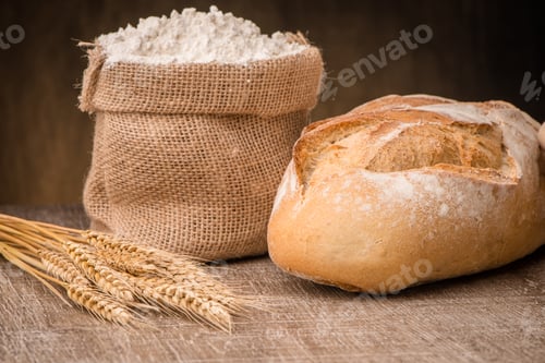 Preview: Rustic bread and wheat