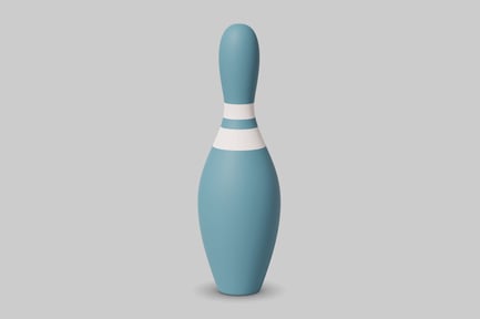 Preview: Bowling pin with a distinctive design