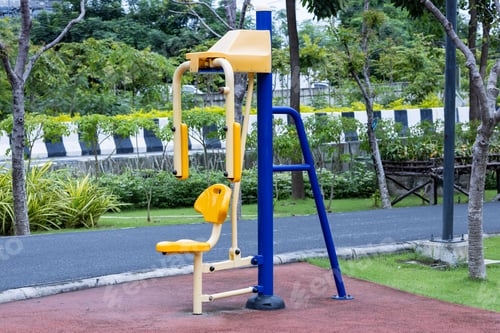 Preview: Outdoor Fitness Equipment in Park for Exercise