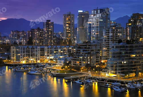Preview: Yaletown waterfront in Vancouver - British Columbia - Canada