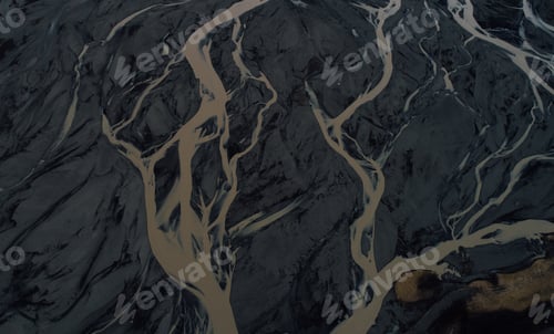 Preview: Icelandic panoramas, aerial view on the lands