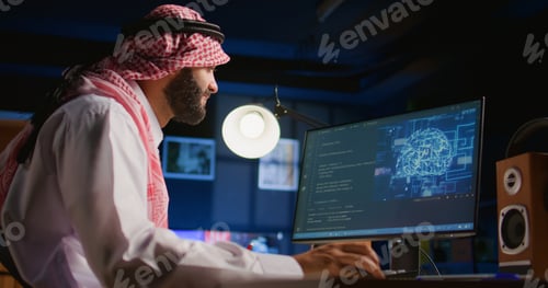 Preview: Man updating AI machine learning tech