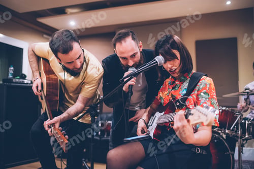 Preview: Guitarist and male singer playing together