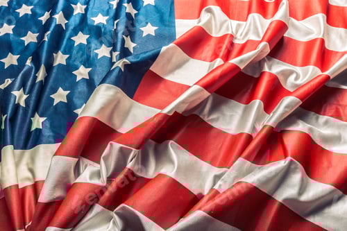 Preview: American Flag Stars and Stripes Close Up