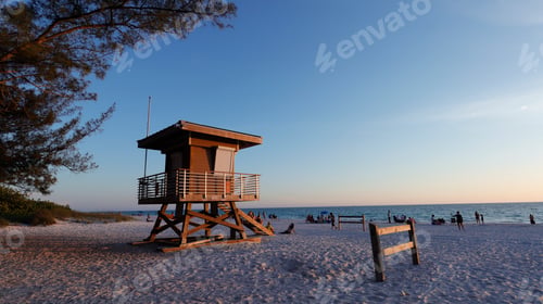 Sunset at the beach