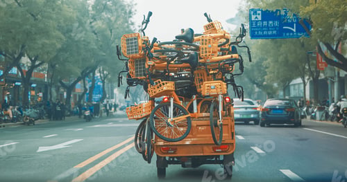Preview: Transportation Of New Bicycles.