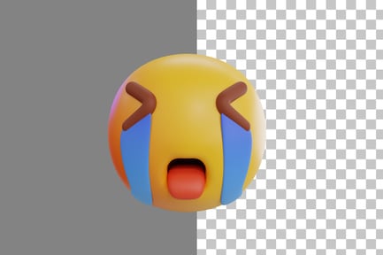 Preview: Crying Emoji 3D Icon