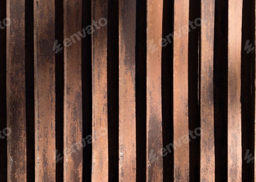 Preview: Background of rusty iron strips. Close-up.