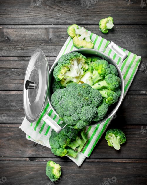 Preview: Broccoli in pot .