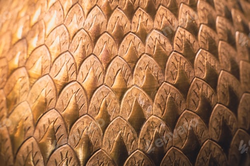 Preview: closeup of gold vase embossed pattern