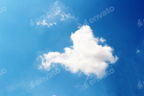 Preview: blue sky with cloud background