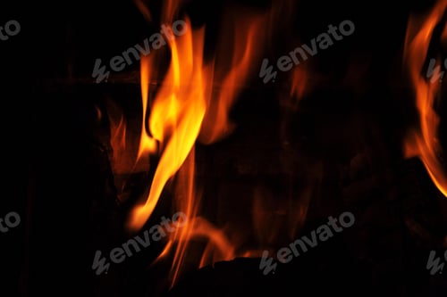 Preview: Fire. Background. Element. The concept of nature.
