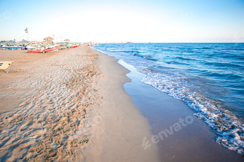Preview: Sea European beach in Italy, Forte dei Marmi
