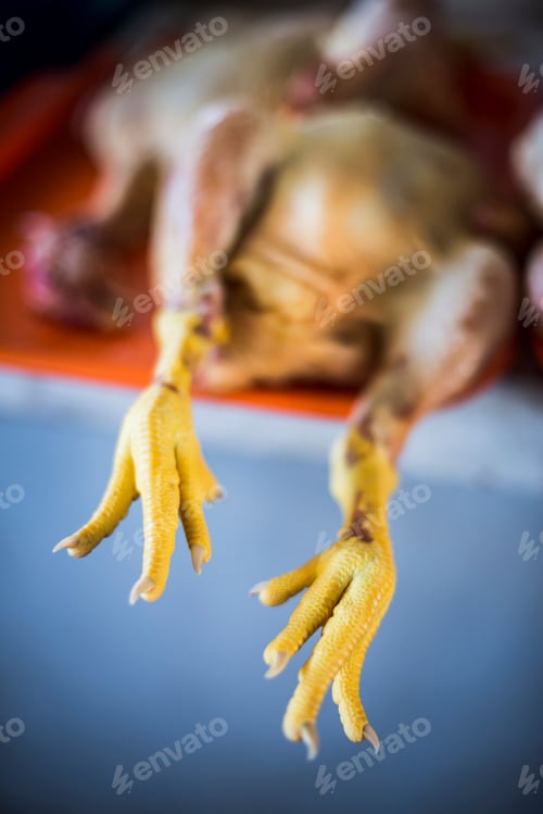 Preview: Chicken for sale in San Pedro Central Market (Mercado Central de San Pedro), Cusco, Peru, South Amer
