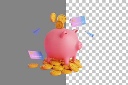 Preview: Piggy Bank 3D Icon
