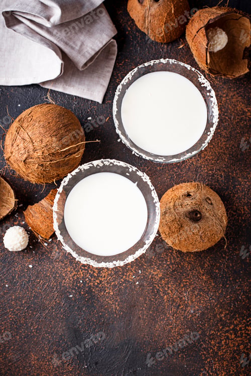 Preview: Coconut martini or Margarita. Alcoholic cocktail