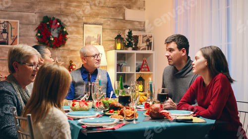 Preview: Grandmother talking with little granddaughter