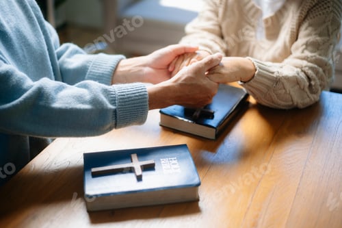 Preview: Christians are congregants join hands to pray and seek the blessings of God